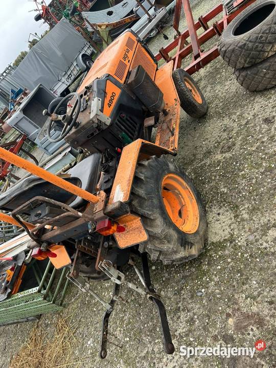 Traktor Agria 4900 z pługiem do śniegu Przasnysz