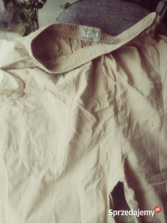 Bawełniane spodnie damskie XXXL Do łydki Łódź
