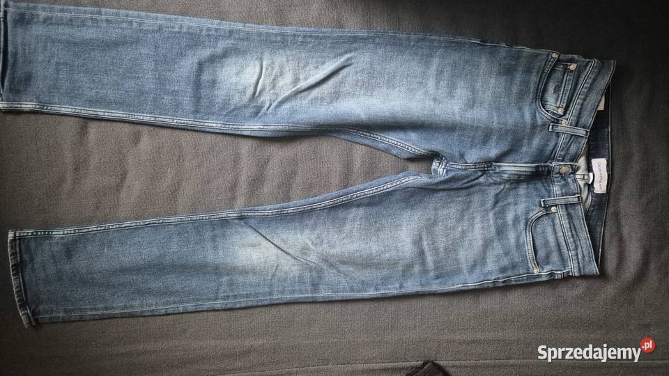Jeansy Calvin Klein W28L32 Zielonka