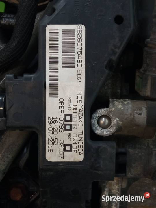 SILNIK KOMPLETNY DIESEL AH01 20 BLUE HDI Peugeot