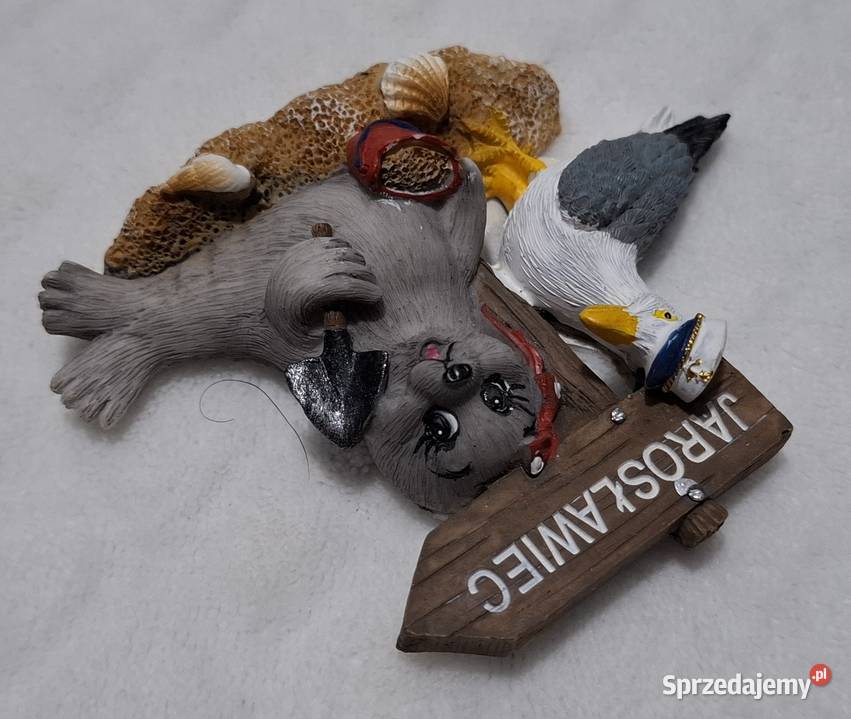 Magnes na lodówkę Jarosławiec Mewa foka 9x7 Magnesy