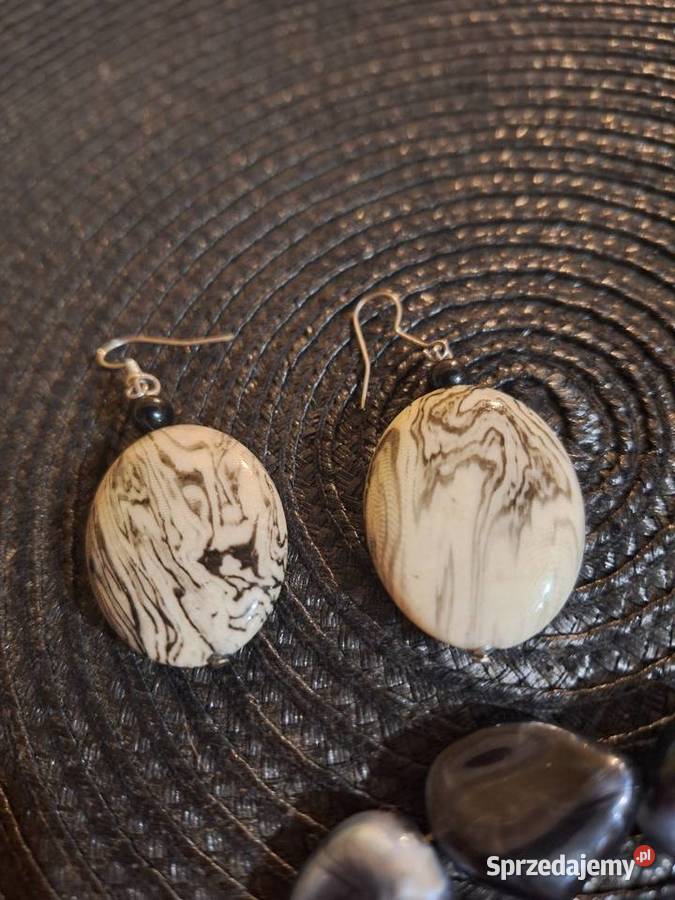 Zestaw vintage kolczyki bransoletka Strzyżów