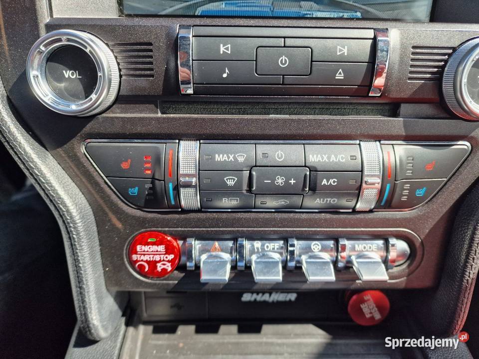 Mustang Europa wersja Szwajcaria wspomaganie kierownicy