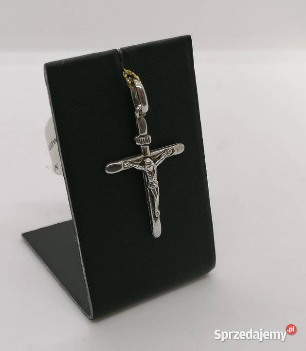 Srebrna zawieszka próby 925 062g krzyżyk Elbląg