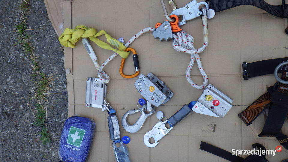 Uprząż Zestaw Sprzęt wspinaczkowy Komplet podkarpackie