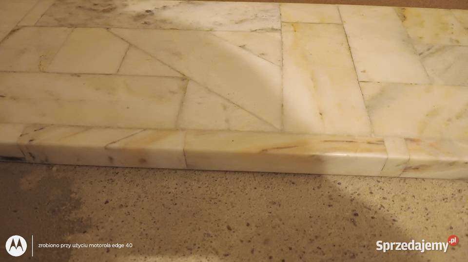 Parapet marmurowy zbrojony