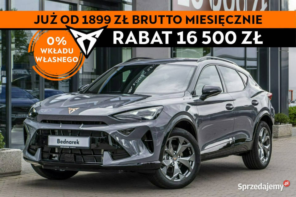 Cupra Formentor 15 eTSI 150 DSG Dostępny ręki czujnik zmierzchu Łódź