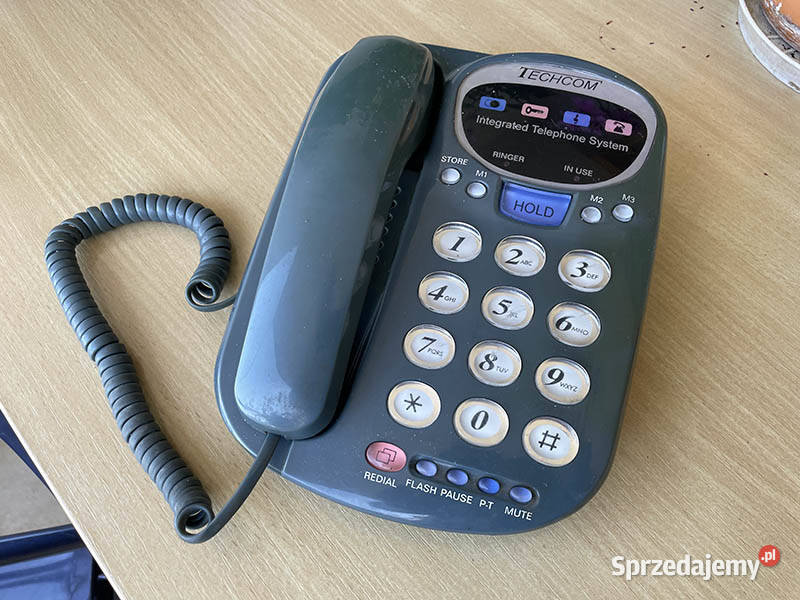 Telefon stacjonarny TECHCOM duże klawisze z Kielce