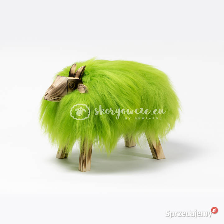 Krzesło baranek dekoracyjny zielony małopolskie Szaflary sprzedam