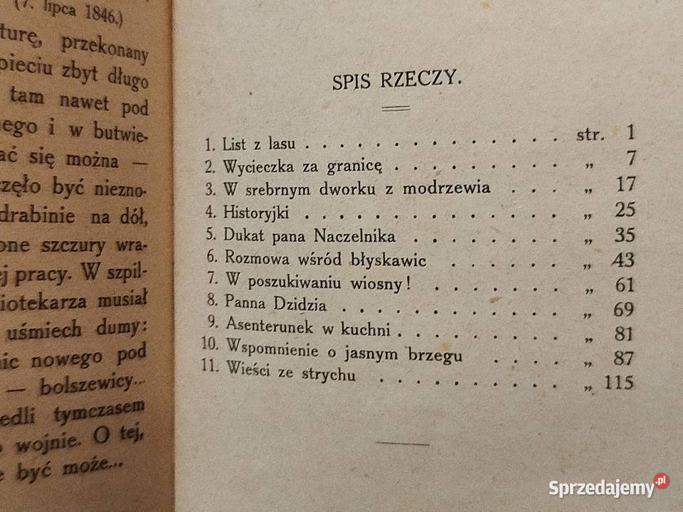 Książka przedwojenna W srebrnym dworku z Antykwariat Szczecin sprzedam