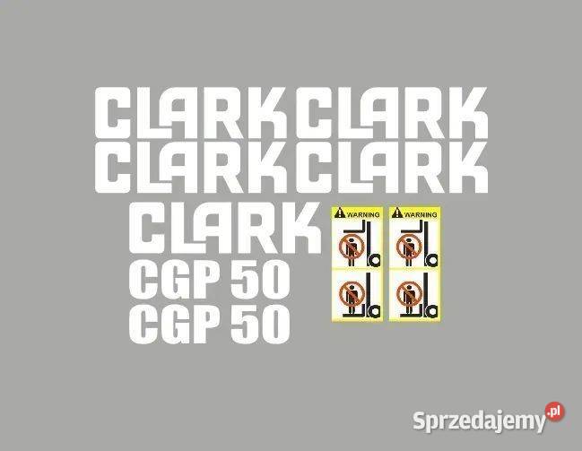 Naklejki oklejenie CLARK CGP 50 Zamiennik Janików