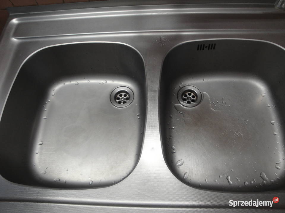 zlewozmywak dwukomorowy z ociekaczem z szafką 86cm małopolskie sprzedam