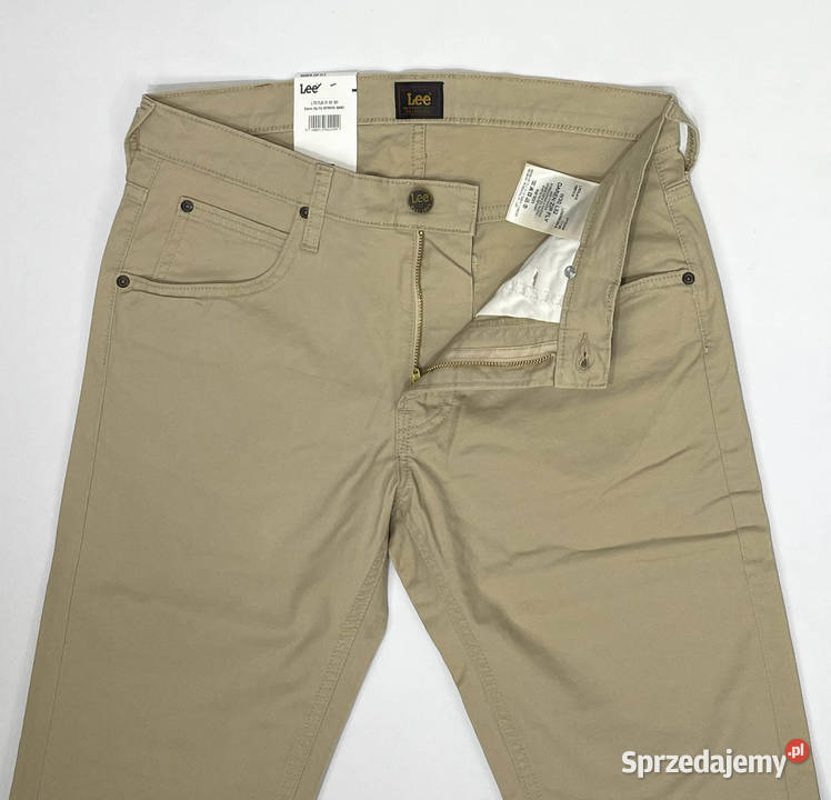 Spodnie męskie Lee Daren Zip Fly Service Sand Odzież codzienna Rzeszów
