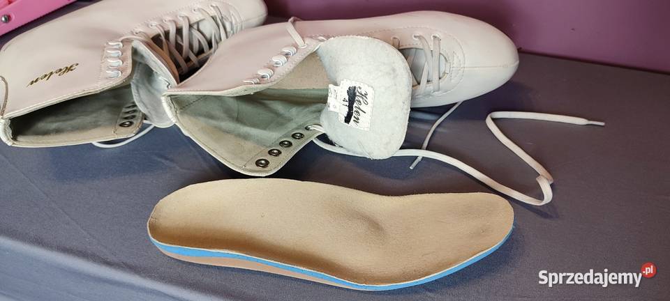 Łyżwy figurowe białe rozmiar 41 wkładka 26 17 małopolskie Jasień