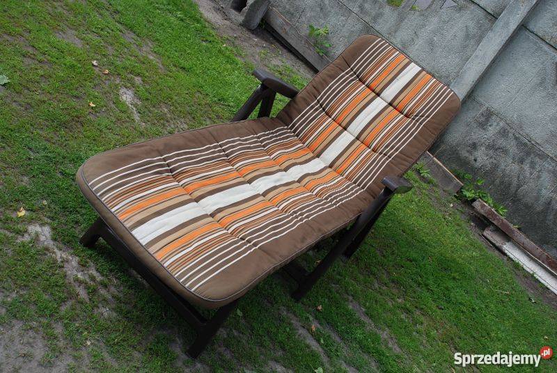 Brązowy leżak Kettler basenowy plastik tworzywo tworzywo sztuczne łódzkie Wilczkowice Średnie
