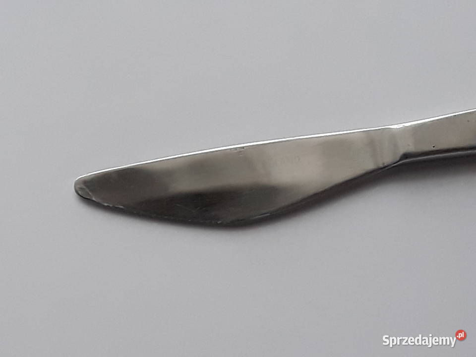 Noże obiadowe 1 ROŚLINNY Gerlach sztućce PRL Dąbrowa Górnicza
