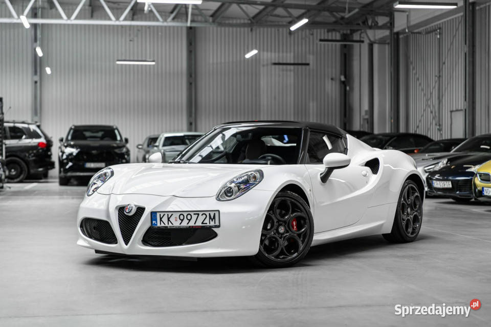Alfa Romeo 4C SPIDER Krajowa 1 właściciel aluminiowe felgi Węgrzce