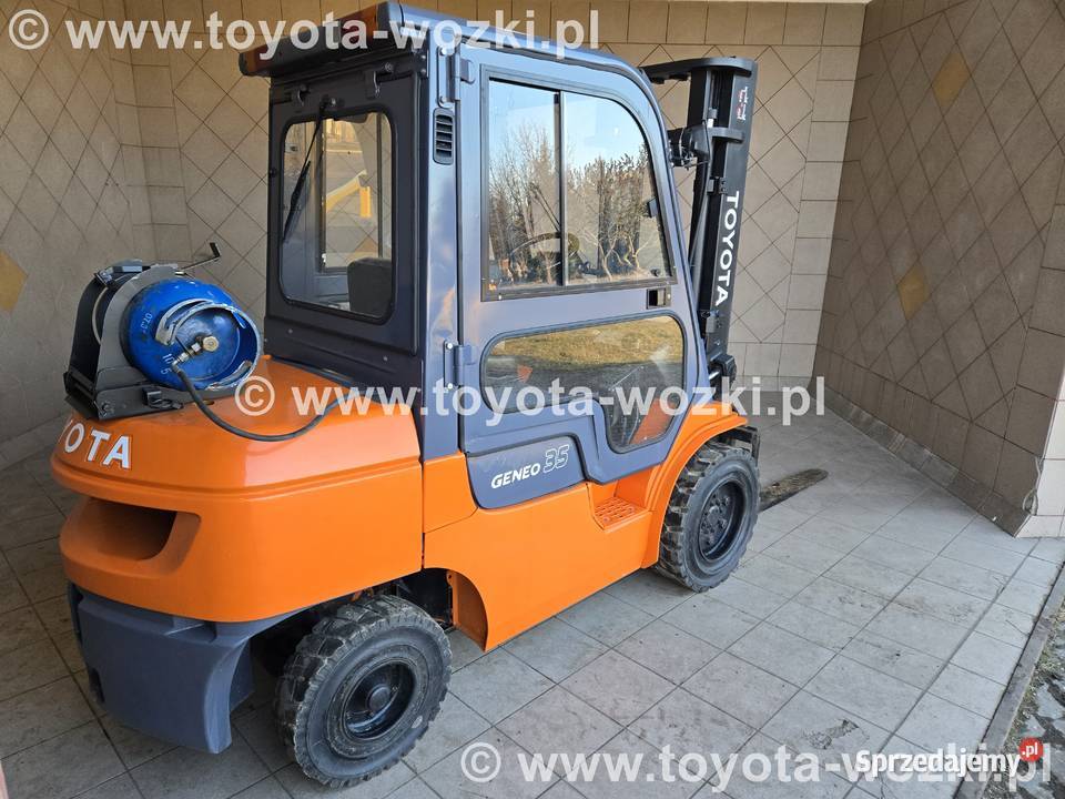 Wózek widłowy TOYOTA 7FGJF35 kabina 3500 TOYOTA Mysłowice sprzedam