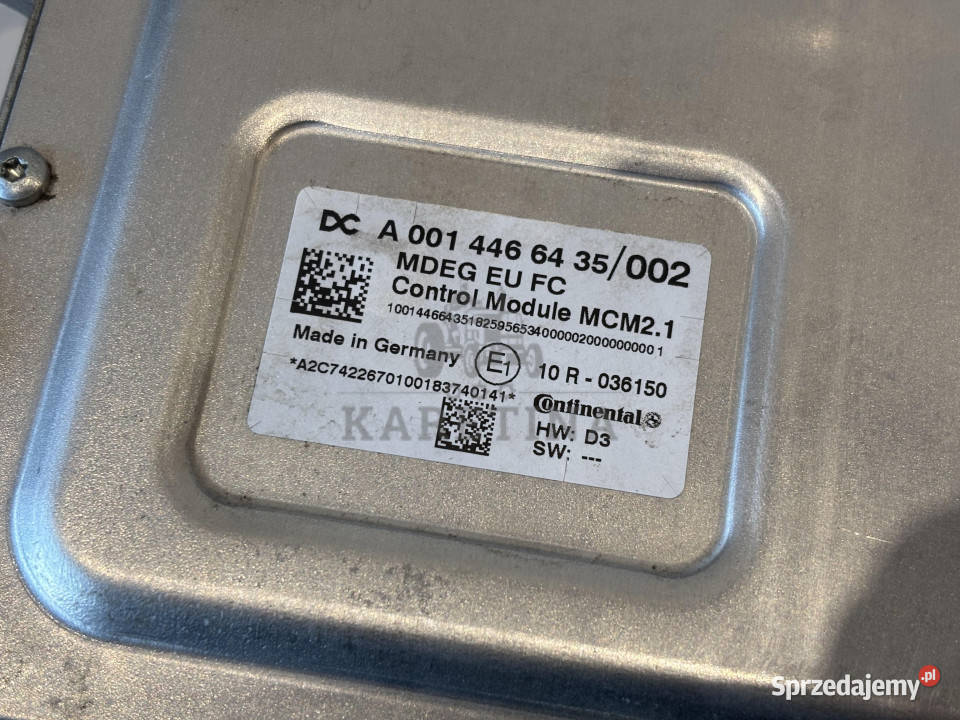 Moduł Sterownik ECU MCM MDEG EU FC A 001 446 64 Jastrzębniki