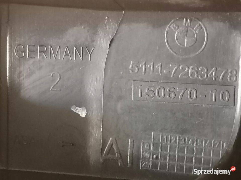 BMW F30 F31 GRILL ATRAPA KRATKA W ZDERZAK osobowe Pleszew