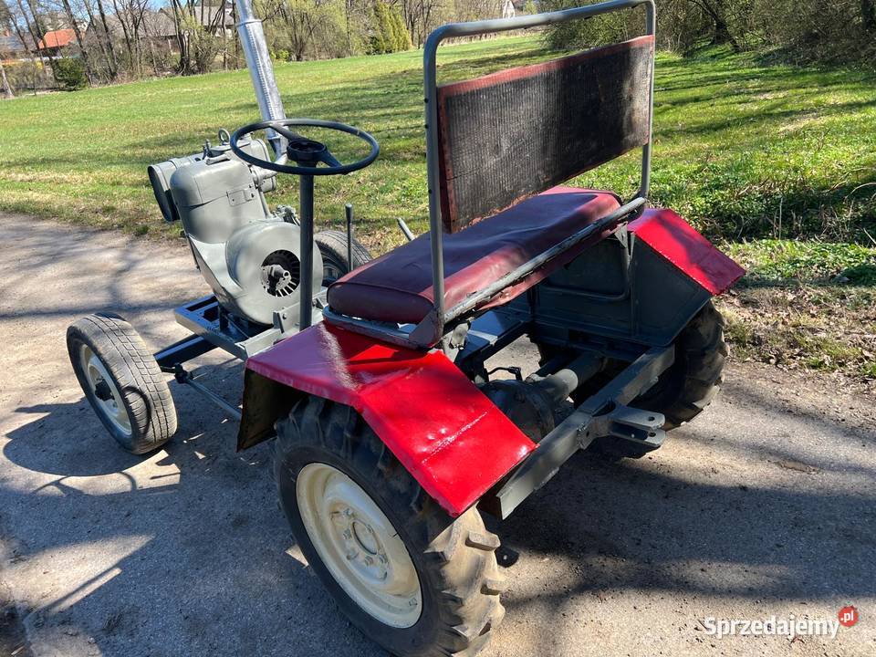 Traktorek sam Andoria S7 na żuku Papaj sam Oświęcim