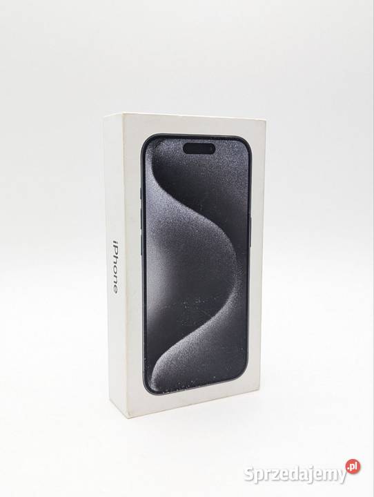 iPhone 15 Pro 128 GB czarny Telefony komórkowe Warszawa