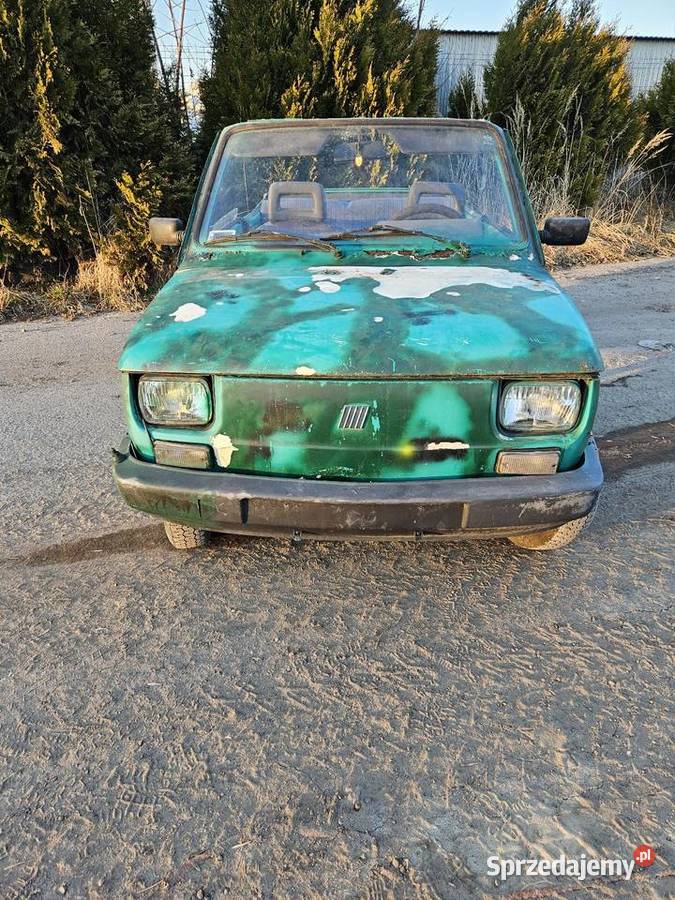 Fiat 126p elegant cabrio bosmal Rok produkcji 1997 lubelskie Kock