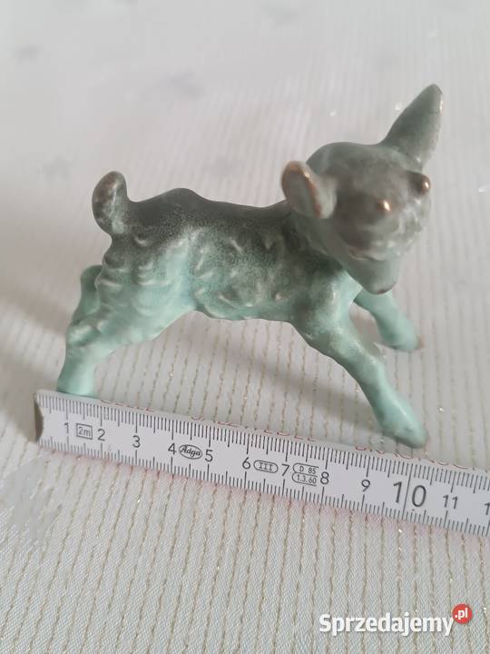 Piękny porcelanowy jelonek Pozostałe Gorlice