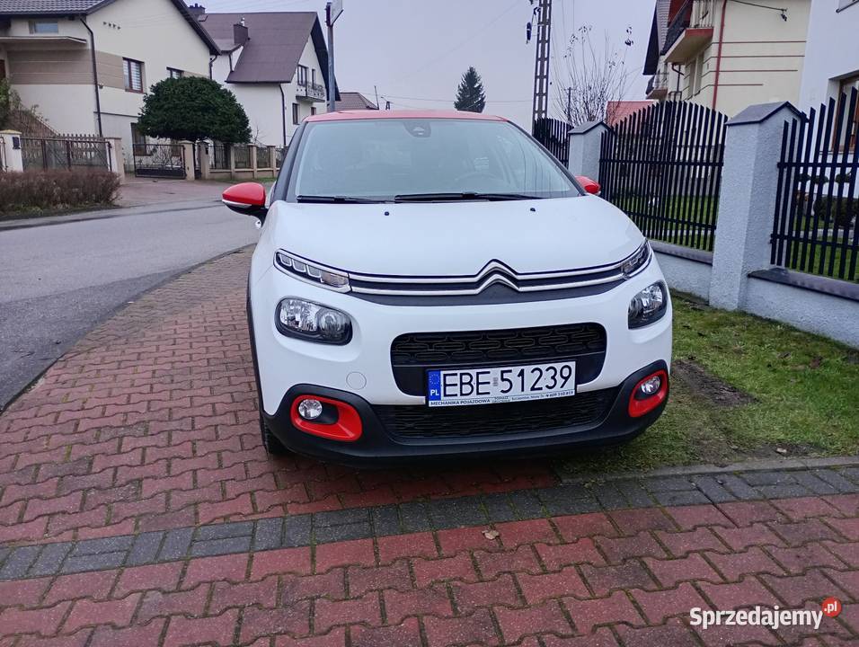 Citroen C3 2018r 70 przebieg komputer pokładowy łódzkie Szczerców