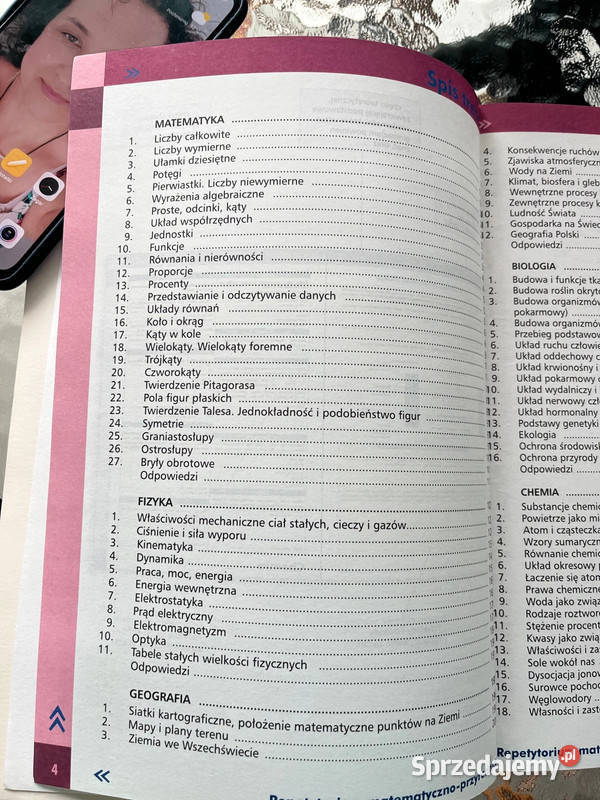 Książka Repetytorium część matematyczno Podręczniki Bielsko-Biała