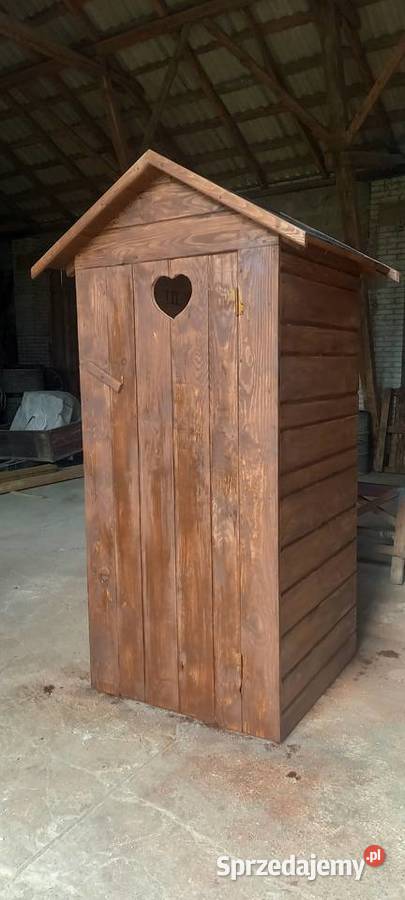 Drewniane WCSławojkaWychodek na działkę budowę Żeleźniki