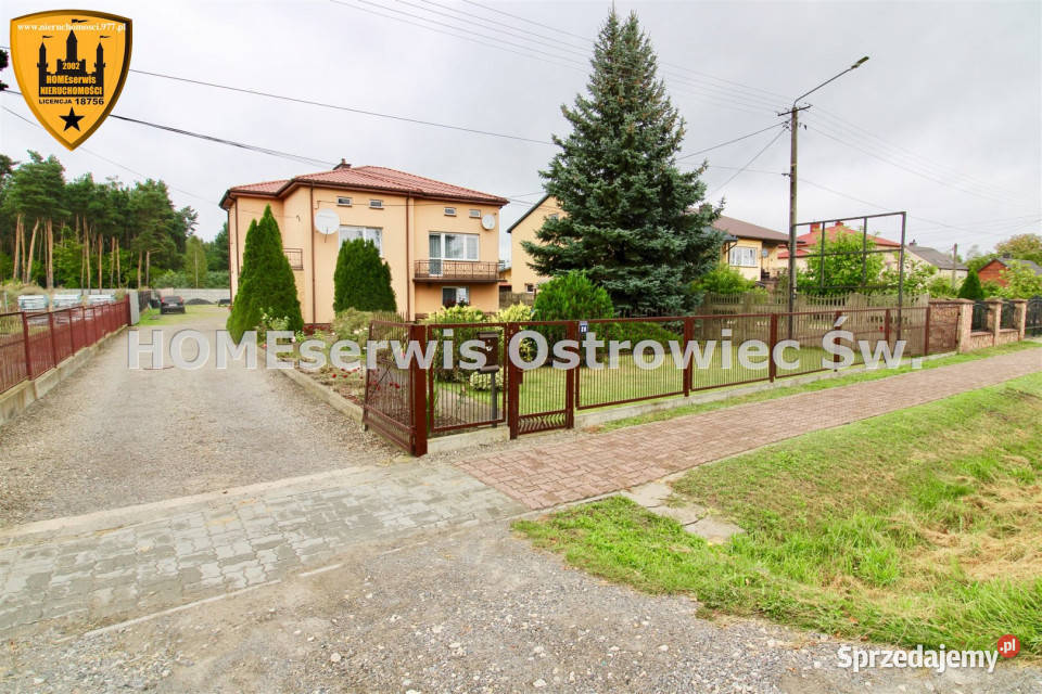 sprzedaży domu wolnostojącego 160m2 Kunów mieszkalny świętokrzyskie