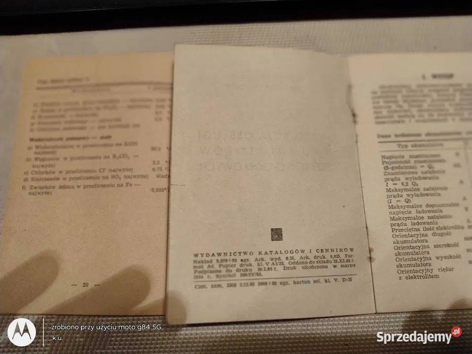 Instrukcja obsługi akumulatorów 195663 Serock