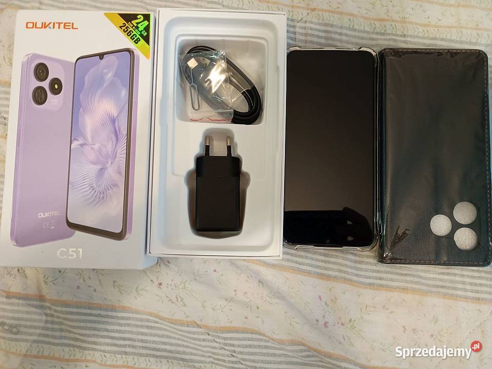 Smartfon OUKITEL C51 24GB 256GB 688 HD Slim Etui mazowieckie