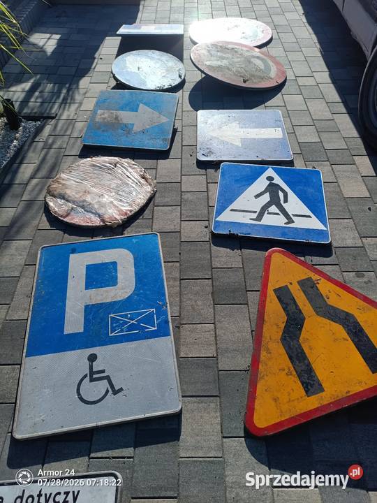 Znaki drogowe tanio wysylka Krze Duże