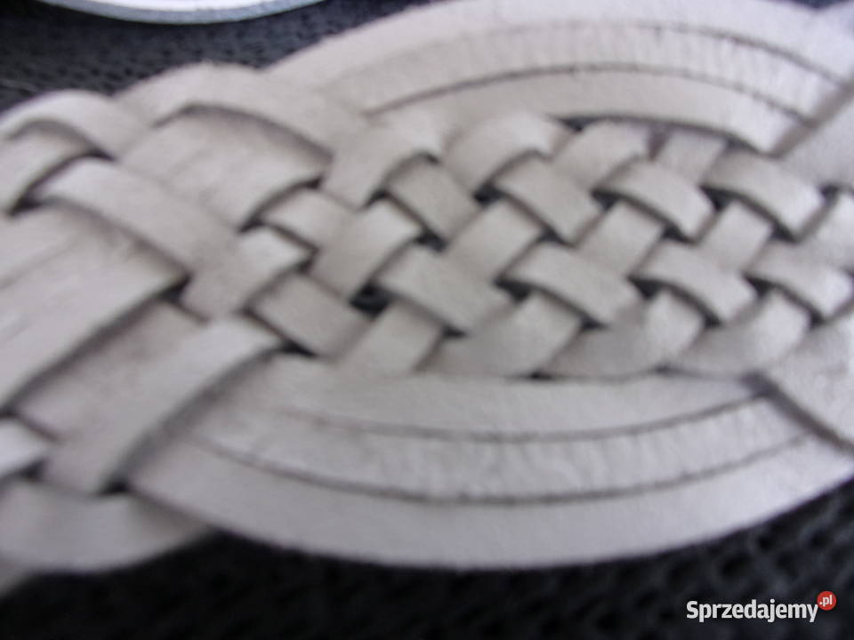 Firmowy pasek damski Pieces skórzany kolor 5cm Paski mazowieckie Warszawa