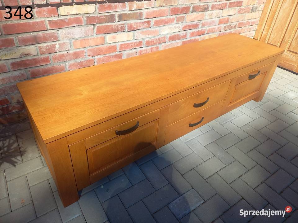 Szafka RTV Komoda dębowa drewniana Szafka pod Gawroniec sprzedam