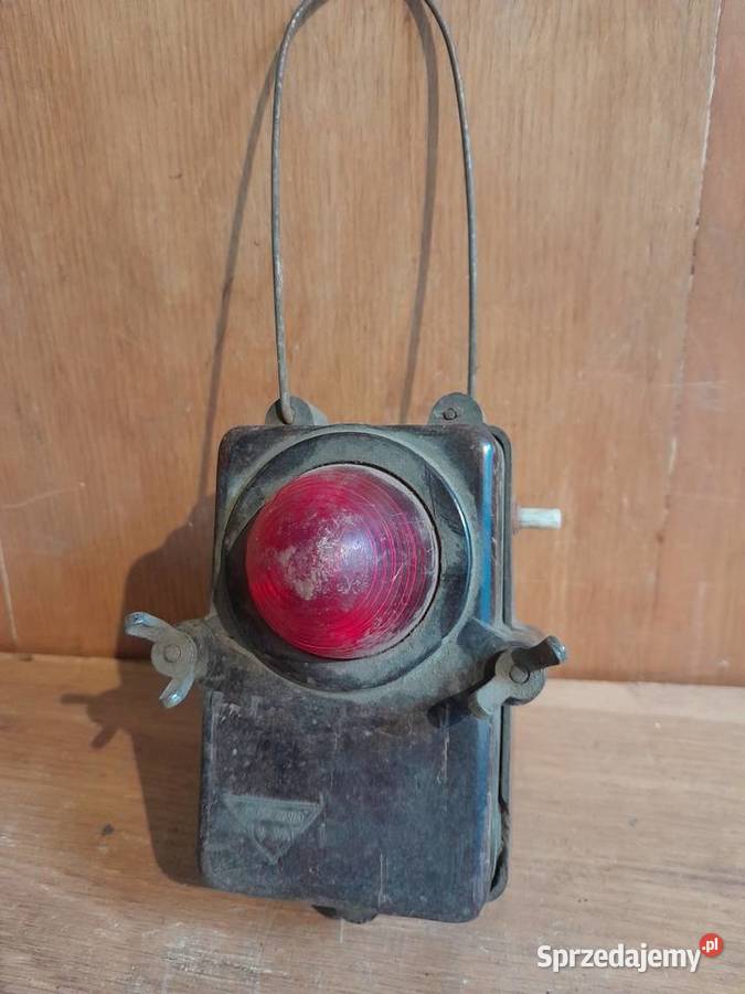 Bakelitowa lampka oświetlenie wozu konnego Dąbrowa Górnicza