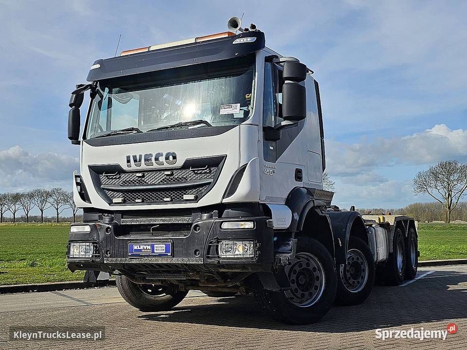 Iveco AT410T45 TRAKKER 8X4 INTARDER hakowiec sprowadzony