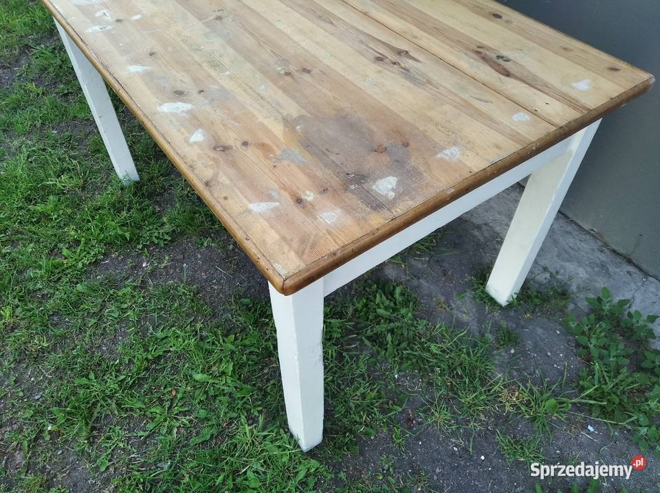 OKAZJA Drewniany Stół Kuchenny Stół Roboczy Zabrze