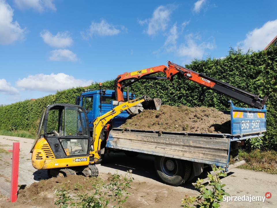 Hds Minikoparka usługi kruszywa Pozostałe Kościerzyna