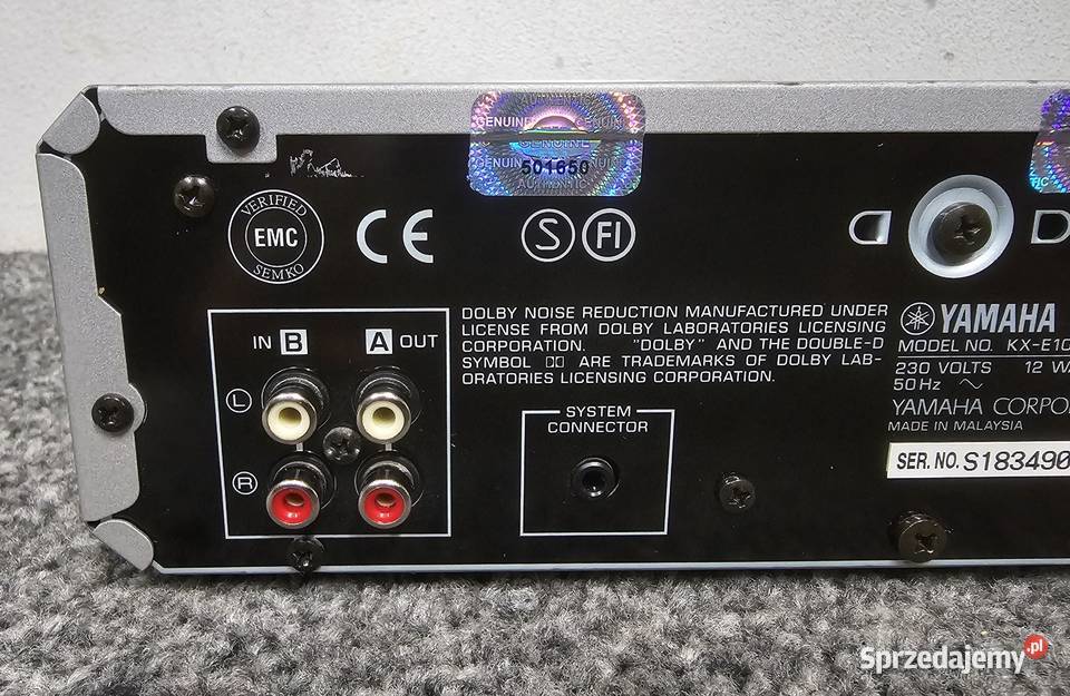 Magnetofon Yamaha KXE100 Sprzęt z serii Kraków sprzedam