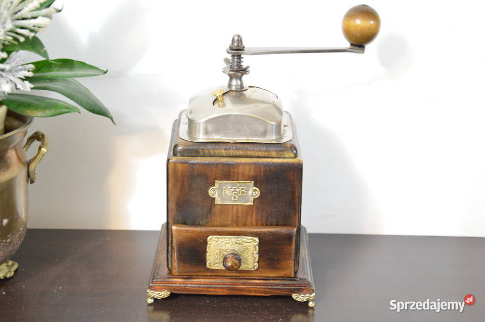 drewniany MŁYNEK dekoracyjny stary do kawy Jastrzębie-Zdrój