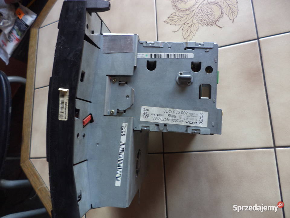 VW PHAETON RADIO PANEL NAVI TV 3D0035007 Radioodtwarzacze Turek