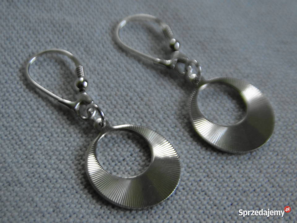 Oryginalne dwustronne kolczyki srebro 925 Warszawa