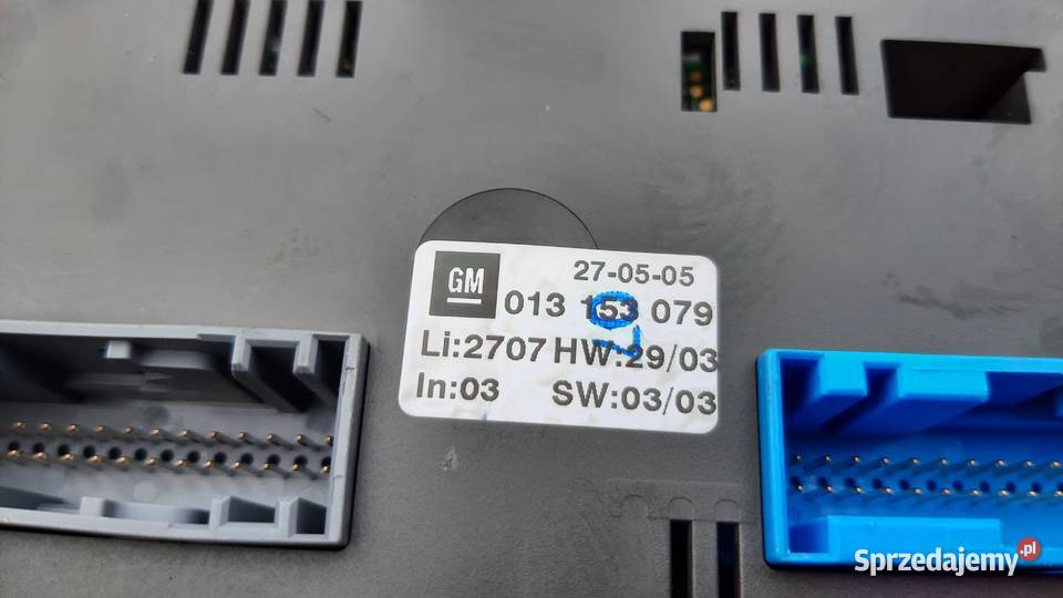 panel sterownia nawiewem corsa c combo FL