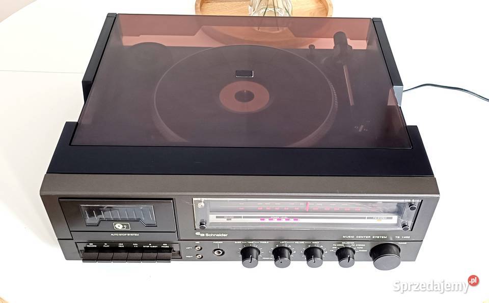 Schneider TS 1403 Gramofon Vintage Stacja Stereo Leszno