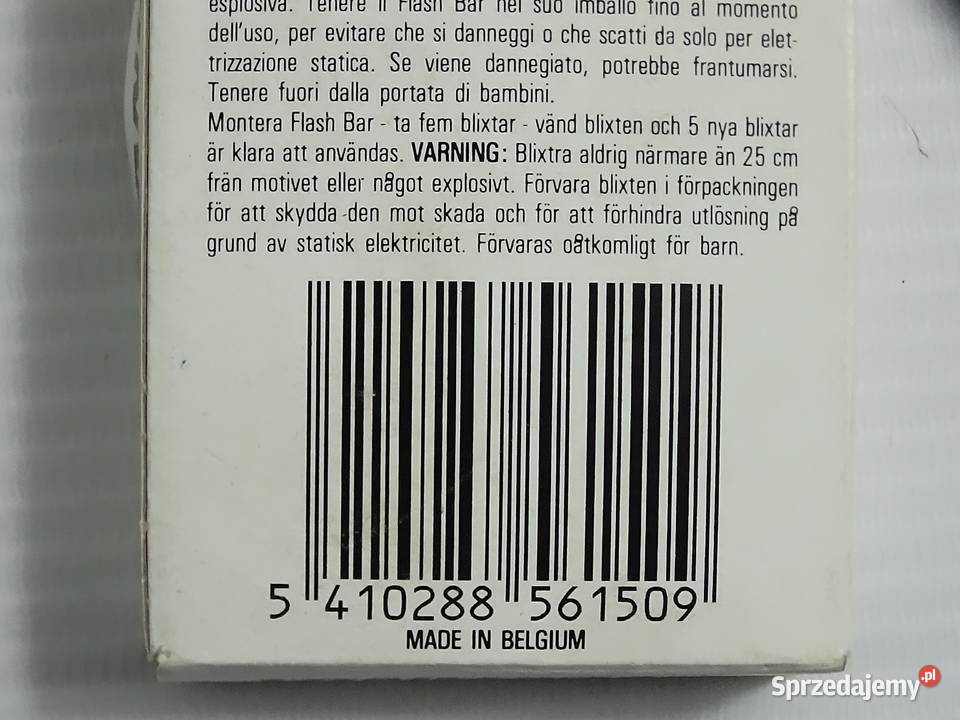 Kultowy Flash Bar SYLVANIA do Polaroida SX70 Biłgoraj