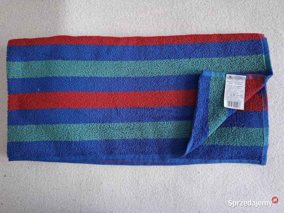 Ręcznik wojskowy frotte 50x100 niebieski Ręczniki