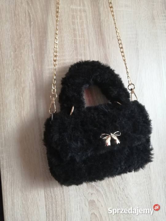 Torebka mała czarna do ręki i ramię śląskie Katowice